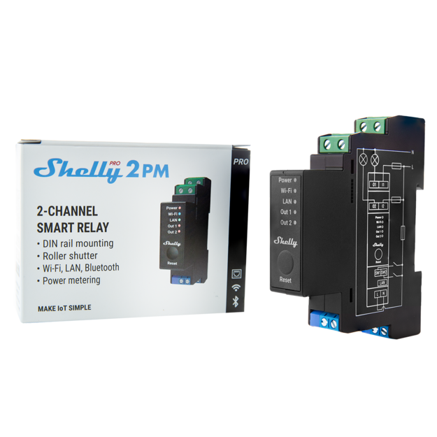 Shelly Pro 2PM - All products - Products - Shelly