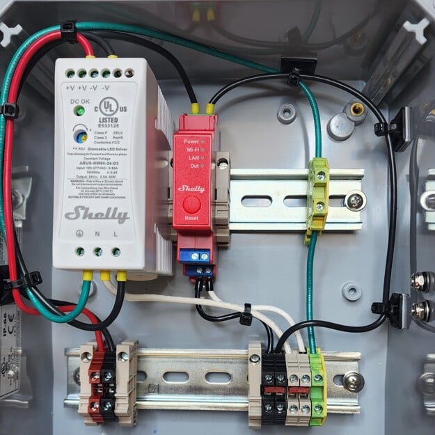 Spectrum Smart wifi relay for home automation - Shelly 1PM 
