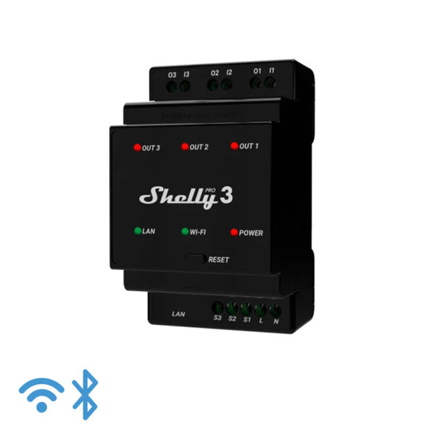 Shelly Pro 3 Smart Relay