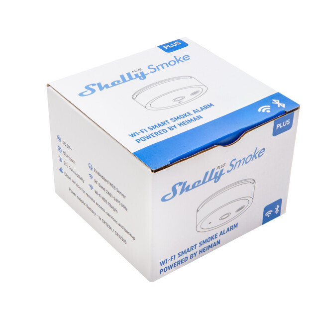 Detector De Humo Wifi Inteligente Shelly Plus Smoke - Shellyplussmokealarme  - Shelly con Ofertas en Carrefour