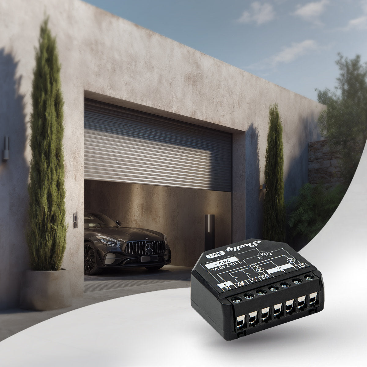 Shelly device for smart home security automation