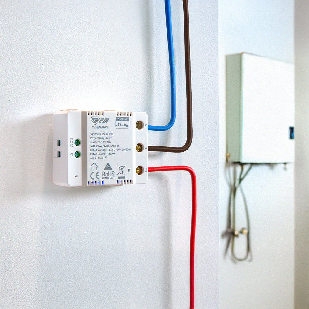 Ogemray Smart relay 25A – Shelly Europe