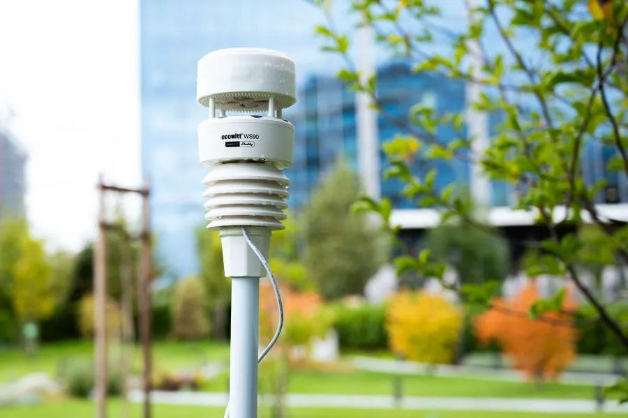 Ecowitt weather station measures wind, rain and gusts for Shelly smart awning control