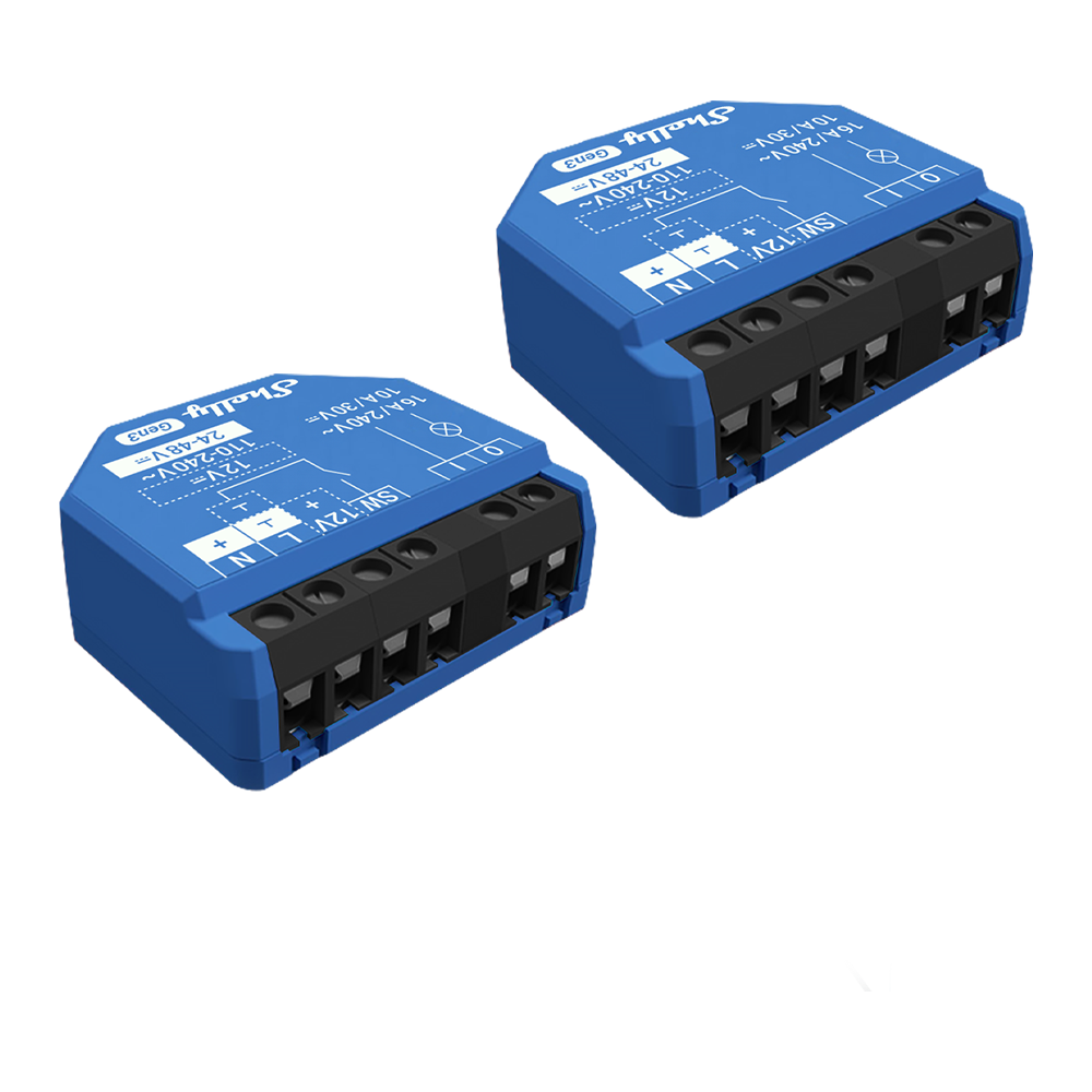 Shelly 1 Gen3 x2 - Shelly Europe