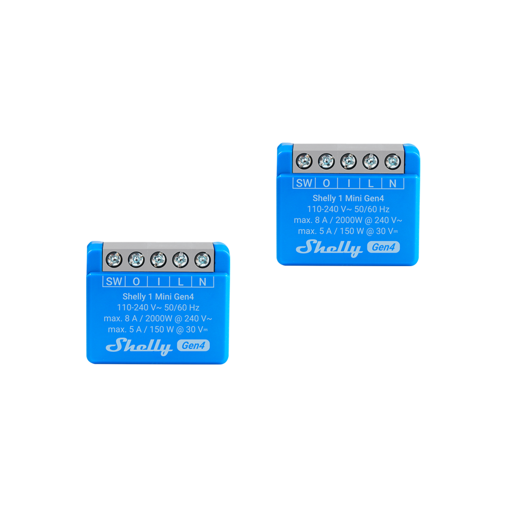 Shelly 1 Mini Gen4 2-pack
