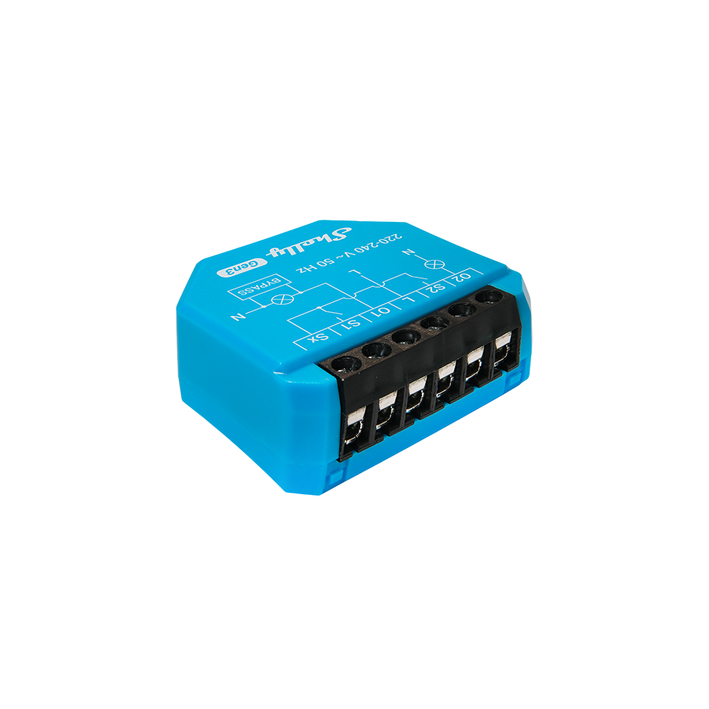 Shelly 2L Gen3 vista frontale