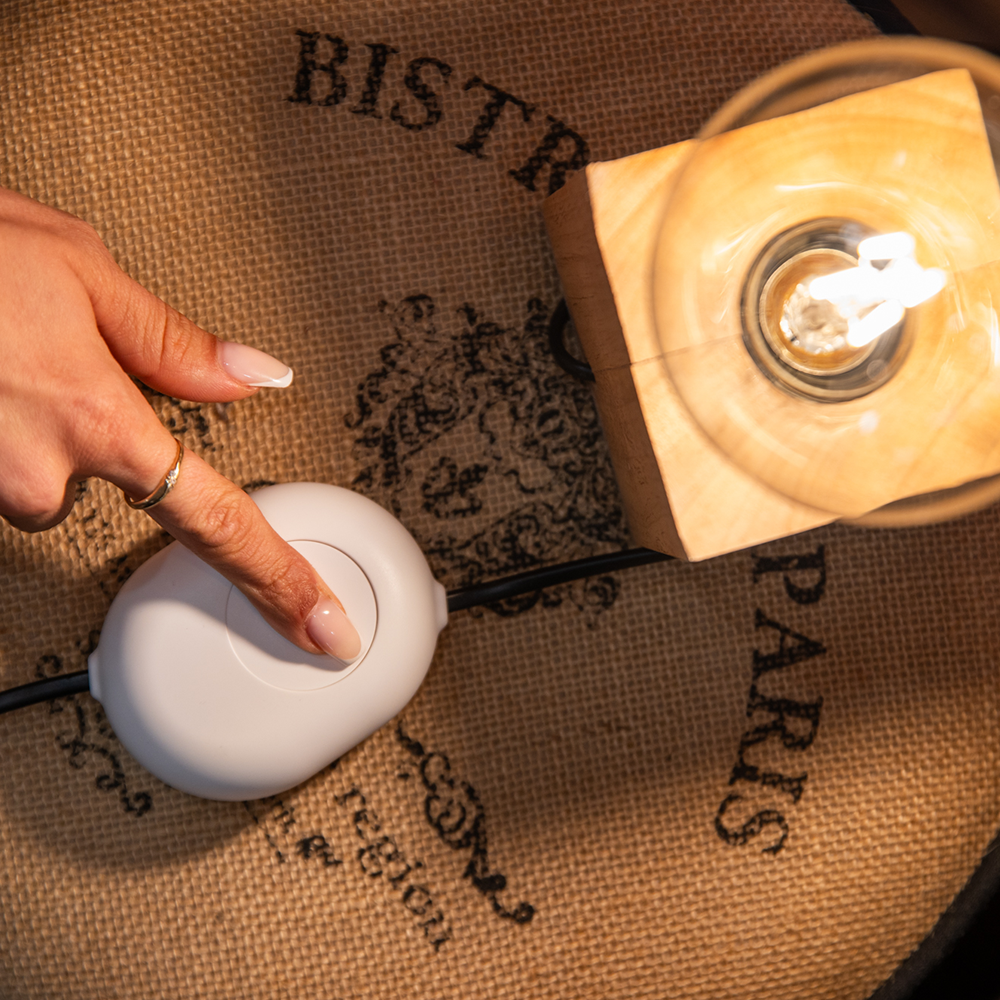 Shelly Button Add-on White