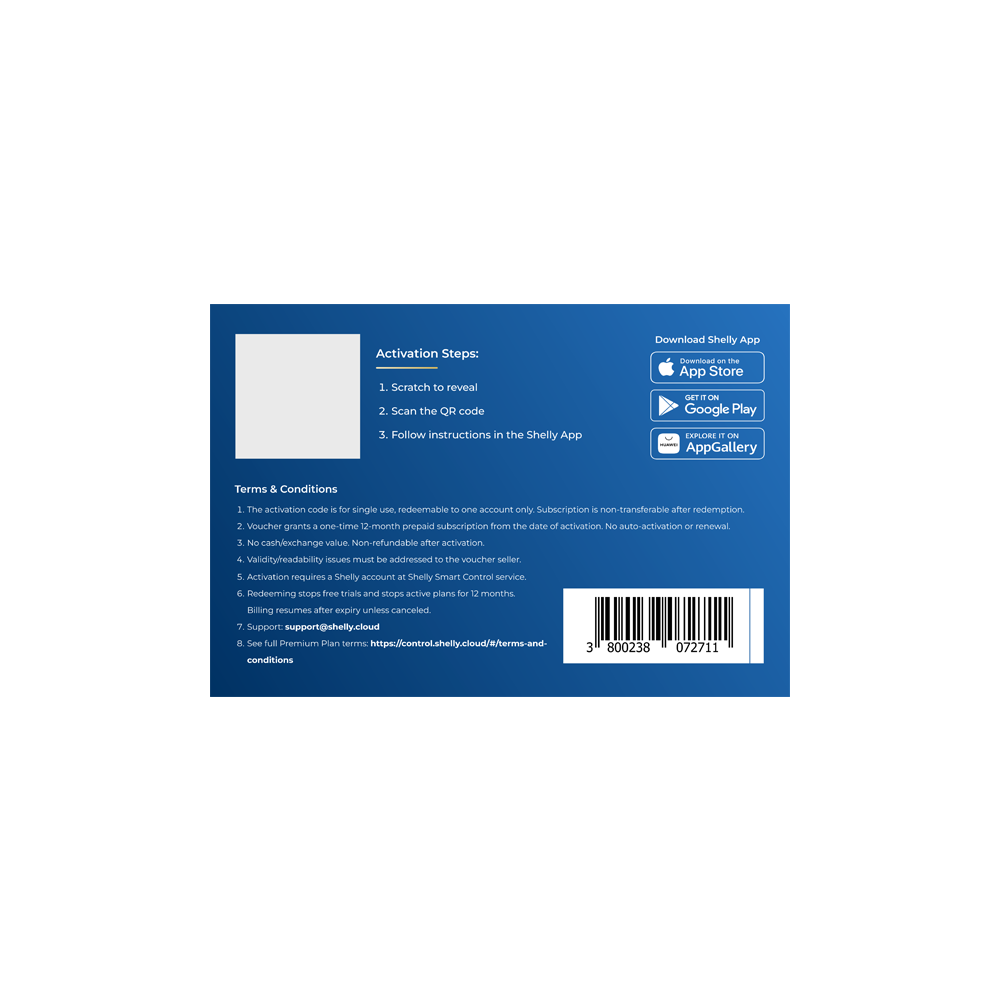 Shelly Cloud Premium B2B Service