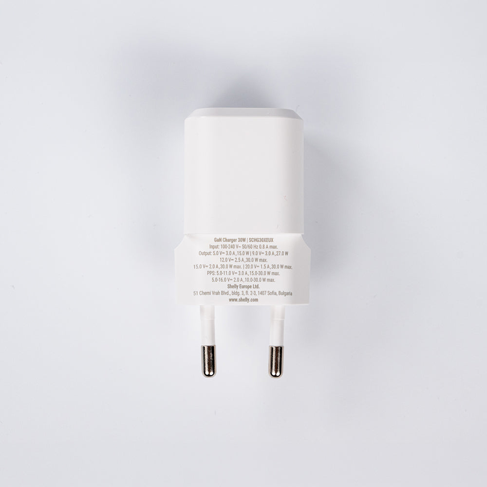 GaN Charger 30W White EU