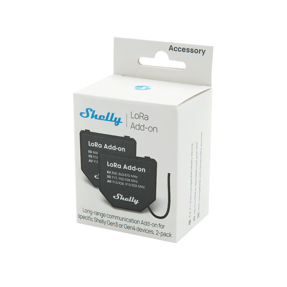 Shelly LoRa Add-on 2-pack – Shelly Europe