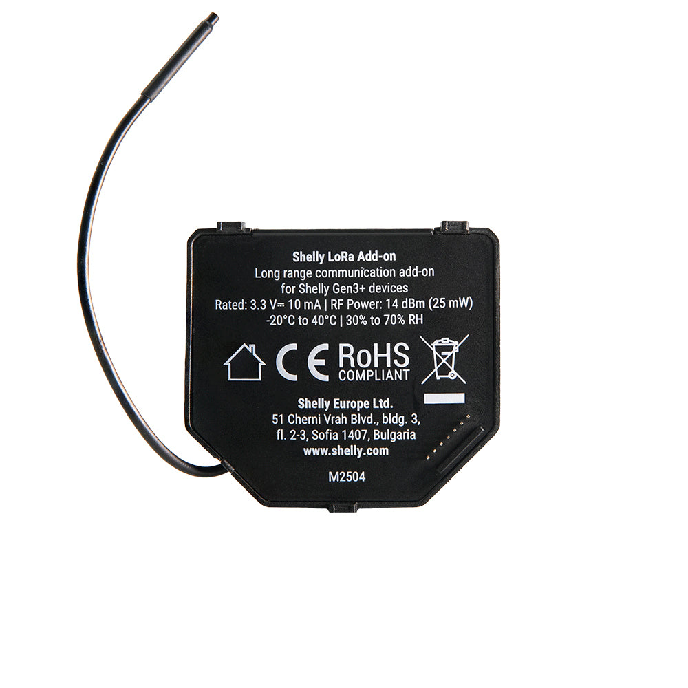 Shelly LoRa Add-on