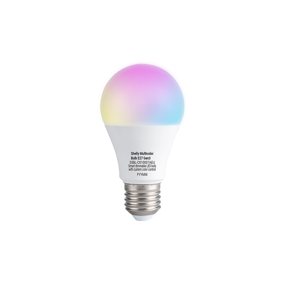 Shelly Multicolor Bulb E27 Gen3 - Shelly Europe