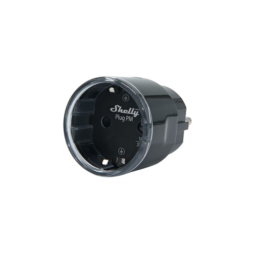 Sherry Plug Shelly Plug PM Gen3 Black - Shelly Europe