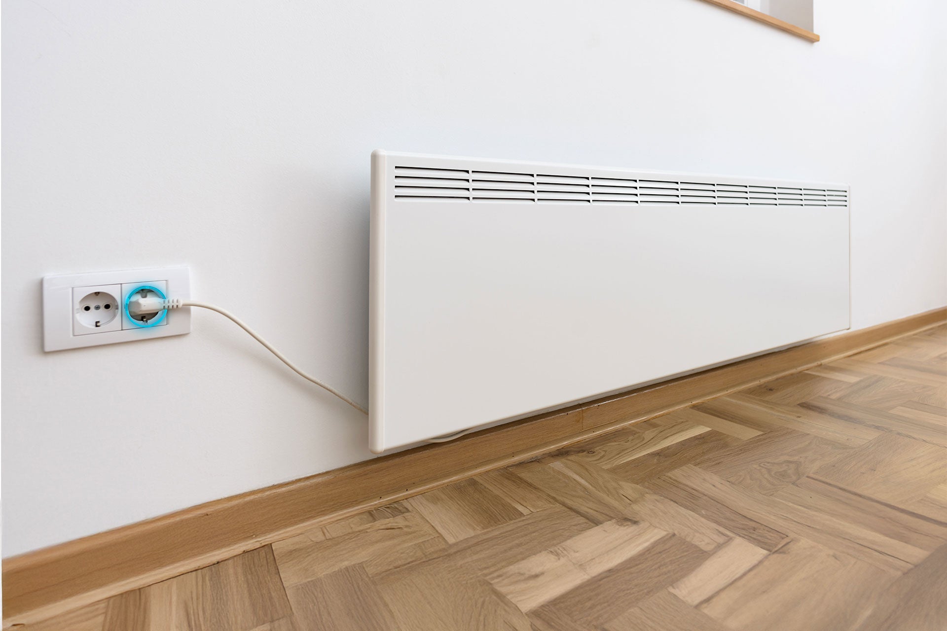 Save heating costs – electric heater with Shelly Plug S Gen3, controllable via app and ideal for night storage heaters