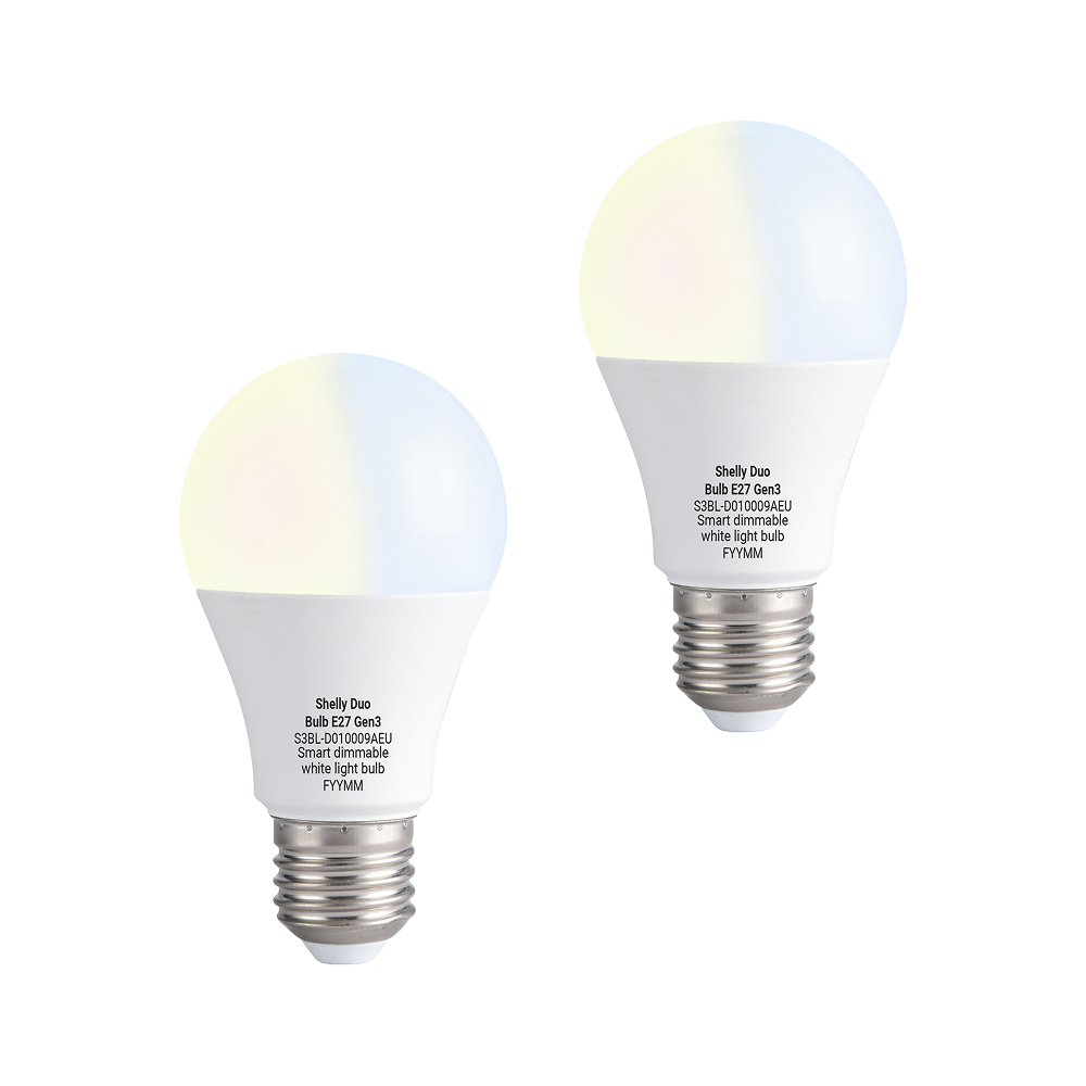 Shelly Multicolor Bulb E27 Gen3 List