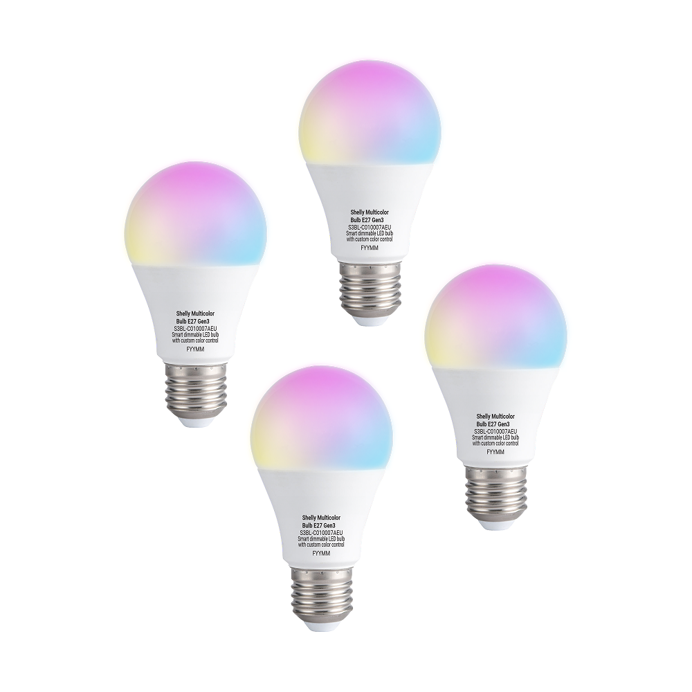 Shelly Multicolor Bulb E27 Gen3 List