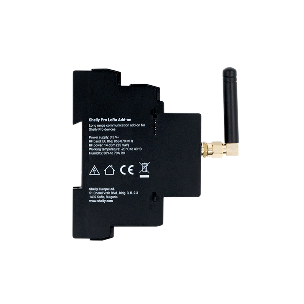 Shelly Pro LoRa Add-on x1 - Shelly Europe
