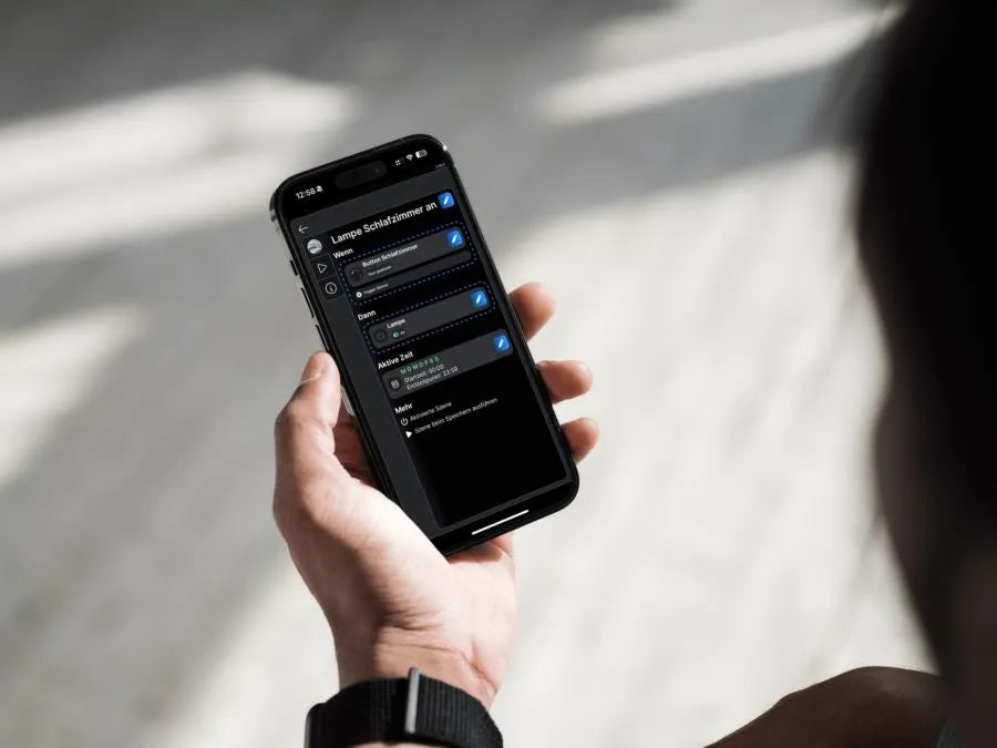 Shelly remote control practical example: create scenes on your smartphone and review placement options