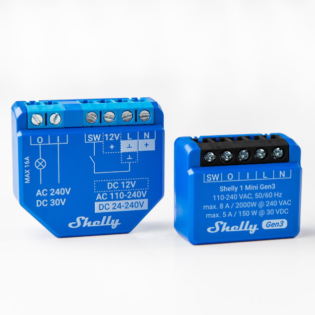 Shelly 1 Mini Gen3 x2 – Shelly Europe