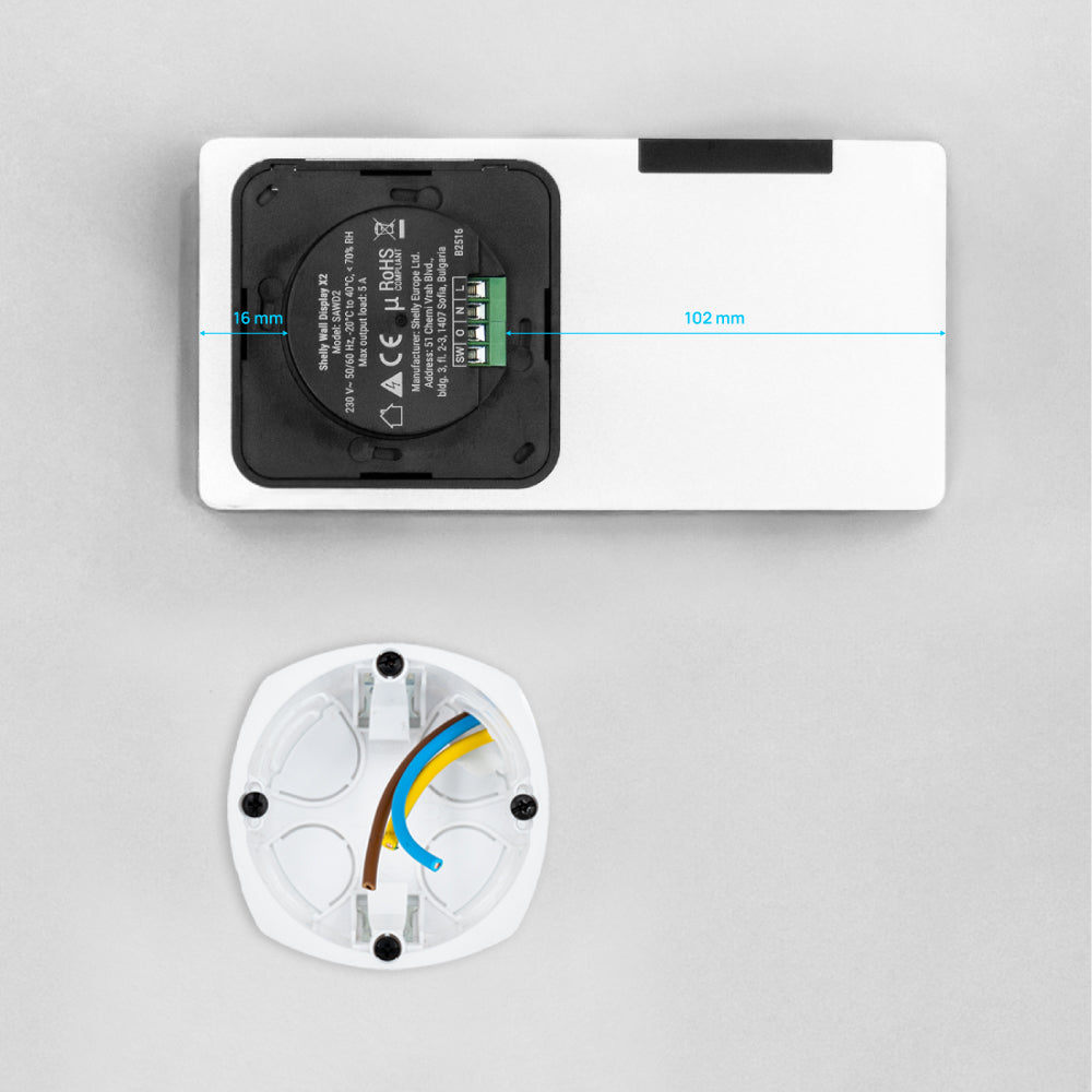 Shelly Wall Display X2(SL)+BLU HT(ivory)