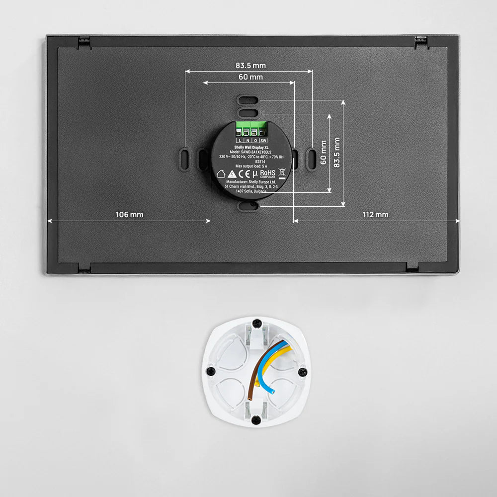 Shelly Wall Display XL Grey