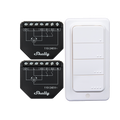 Shelly Shutter x2 + BLU RC Button 4 Pack