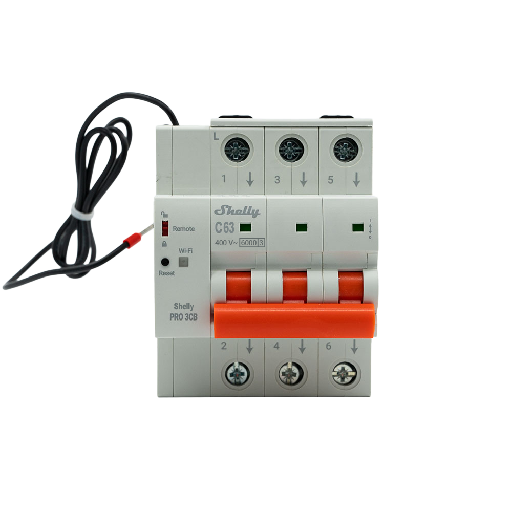 Shelly Pro 3CB C63A | Smart Circuit Breakers for Professional