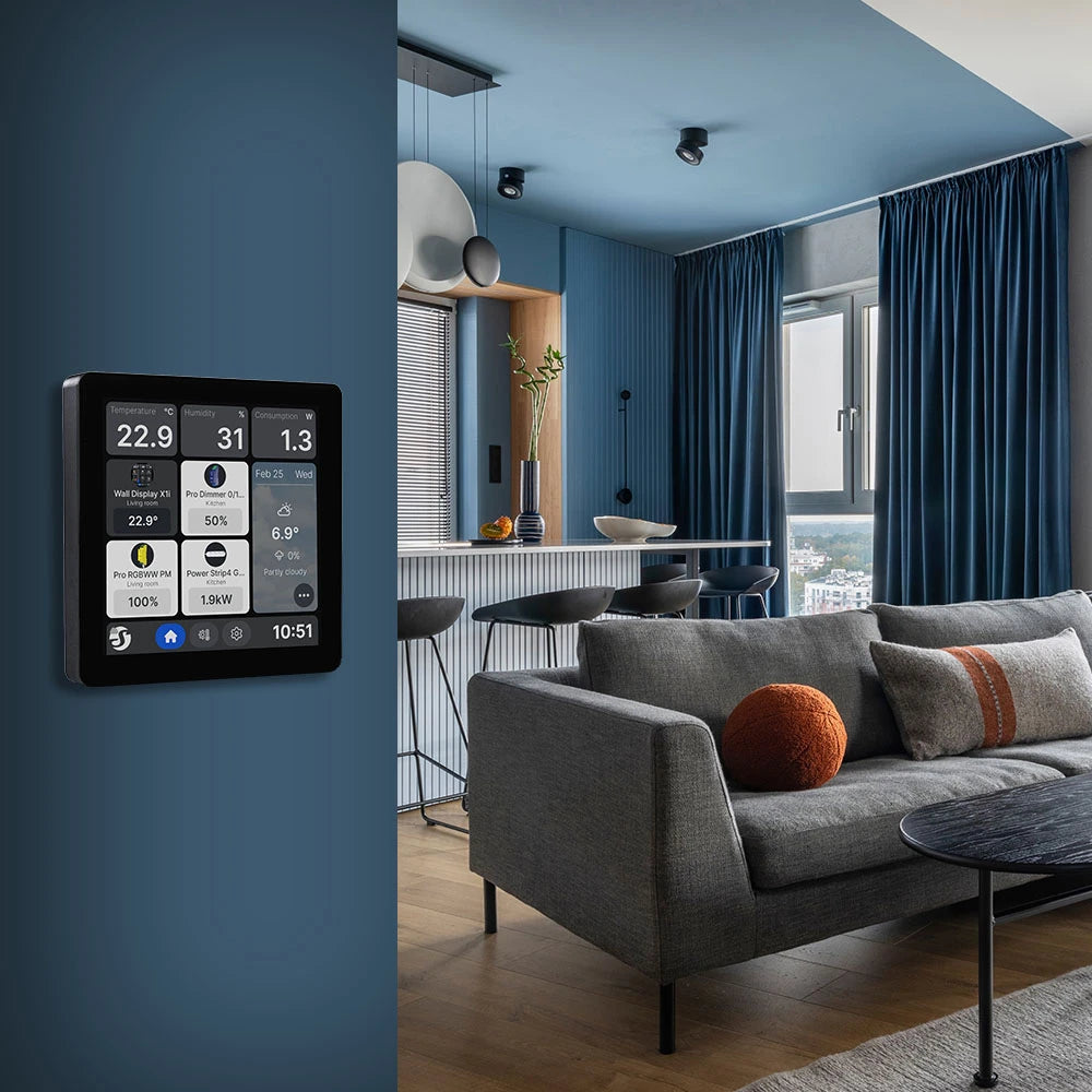 Shelly Wall Display X1i Black